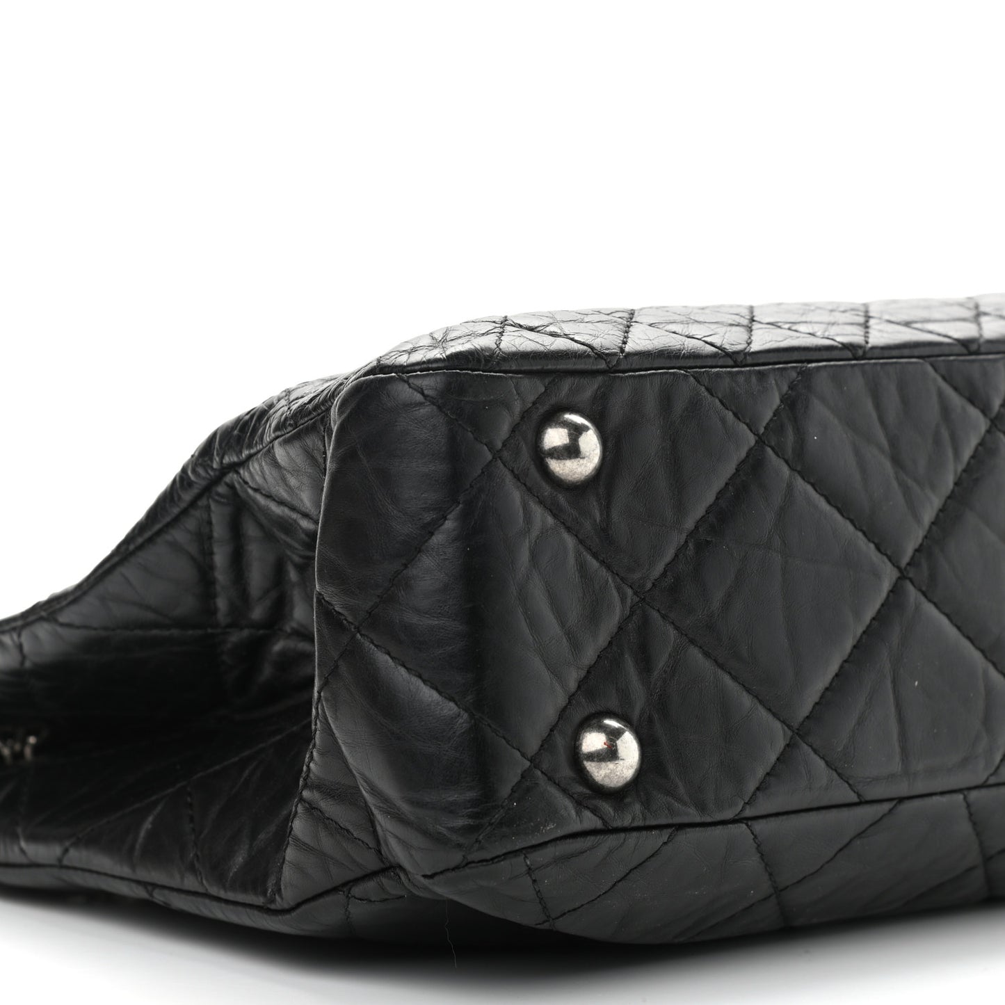 Aged Calfskin Reissue 2.55 Tote Black