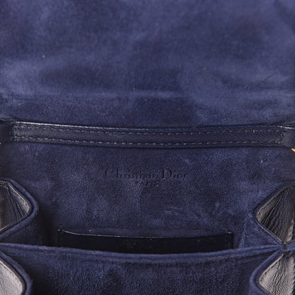 Christian Dior Lambskin Studded Vertical Diorama Indigo 6 of 10