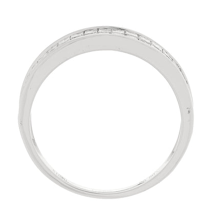 Parker & West by FASHIONPHILE 18K White Gold Diamond .80ctw Princess Cut Half Eternity Band Ring  52 6 5 of 9