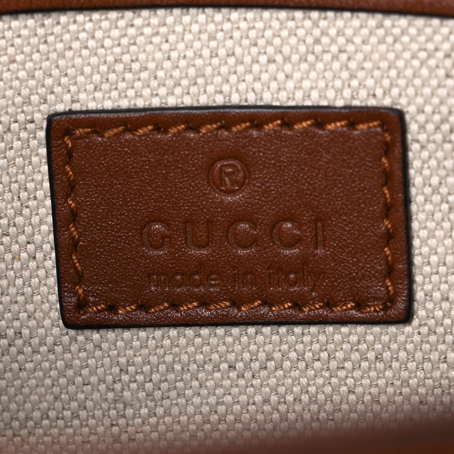 Gucci New Canvas Charisma Calfskin Crystal GG Monogram Mini Horsebit 1955 Shoulder Bag Camel Ebony 6 of 10