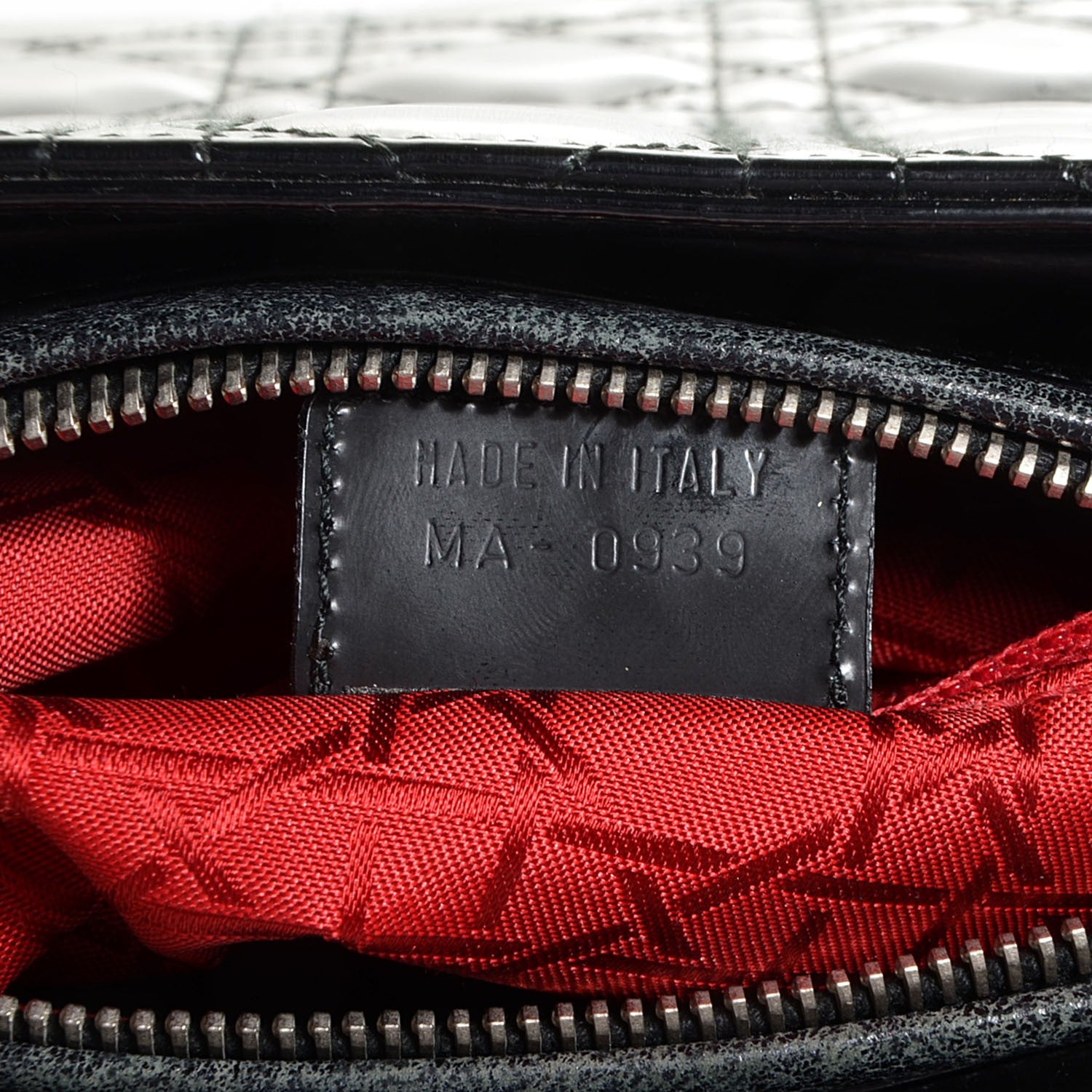 Christian Dior Patent Cannage Medium Lady Dior Black 7 of 9