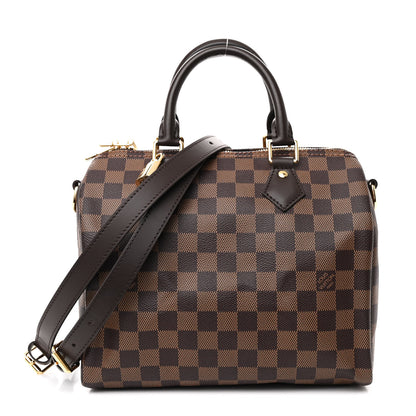 Louis Vuitton Damier Ebene Speedy Bandouliere 25 1 of 10