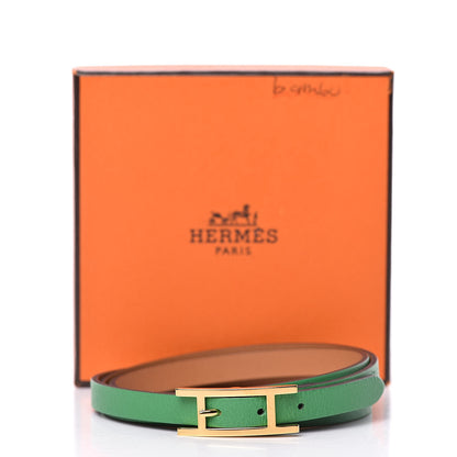 Hermes Swift Hapi 3 MM Triple Tour Wrap Bracelet M Bambou 6 of 6
