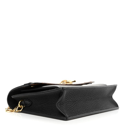 Louis Vuitton Damier Ebene Vavin Chain Wallet Black 4 of 12