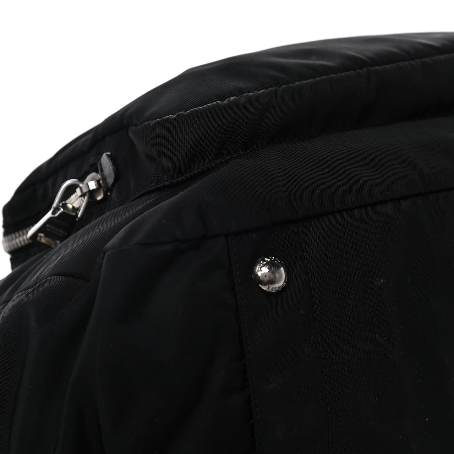 Tessuto Nylon Diaper Bag Black