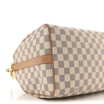 Louis Vuitton Damier Azur Speedy Bandouliere 30 9 of 13