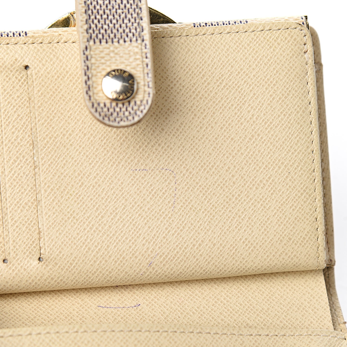 Damier Azur French Purse Wallet