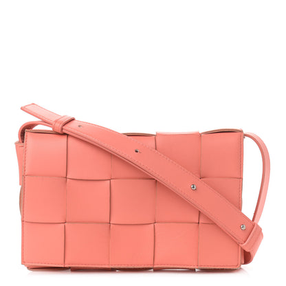 Bottega Veneta Nappa Maxi Intreccio Cassette Bag Peach 1 of 12