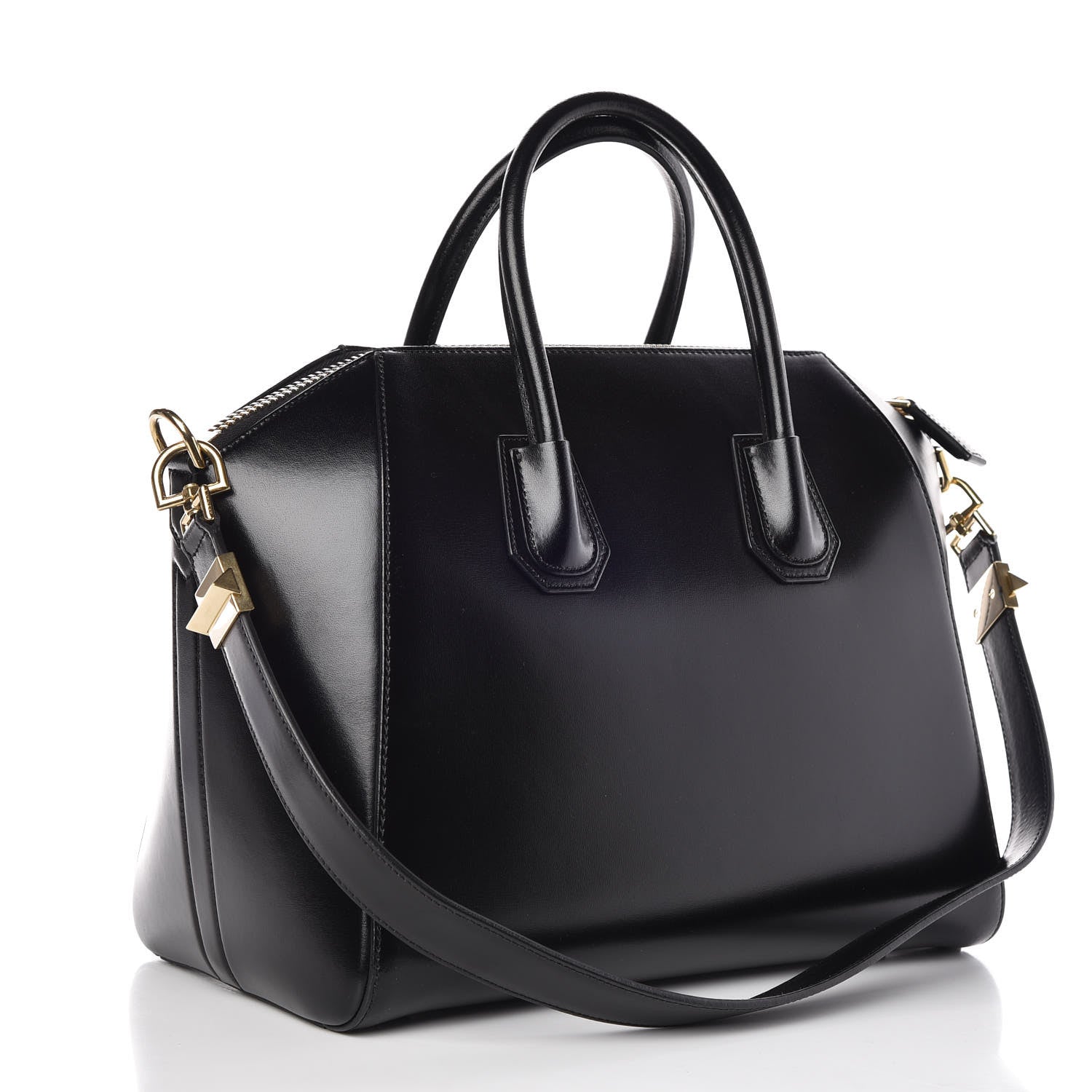Givenchy Shiny Lord Calfskin Medium Antigona Black 3 of 7