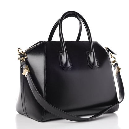Givenchy Shiny Lord Calfskin Medium Antigona Black 3 of 7