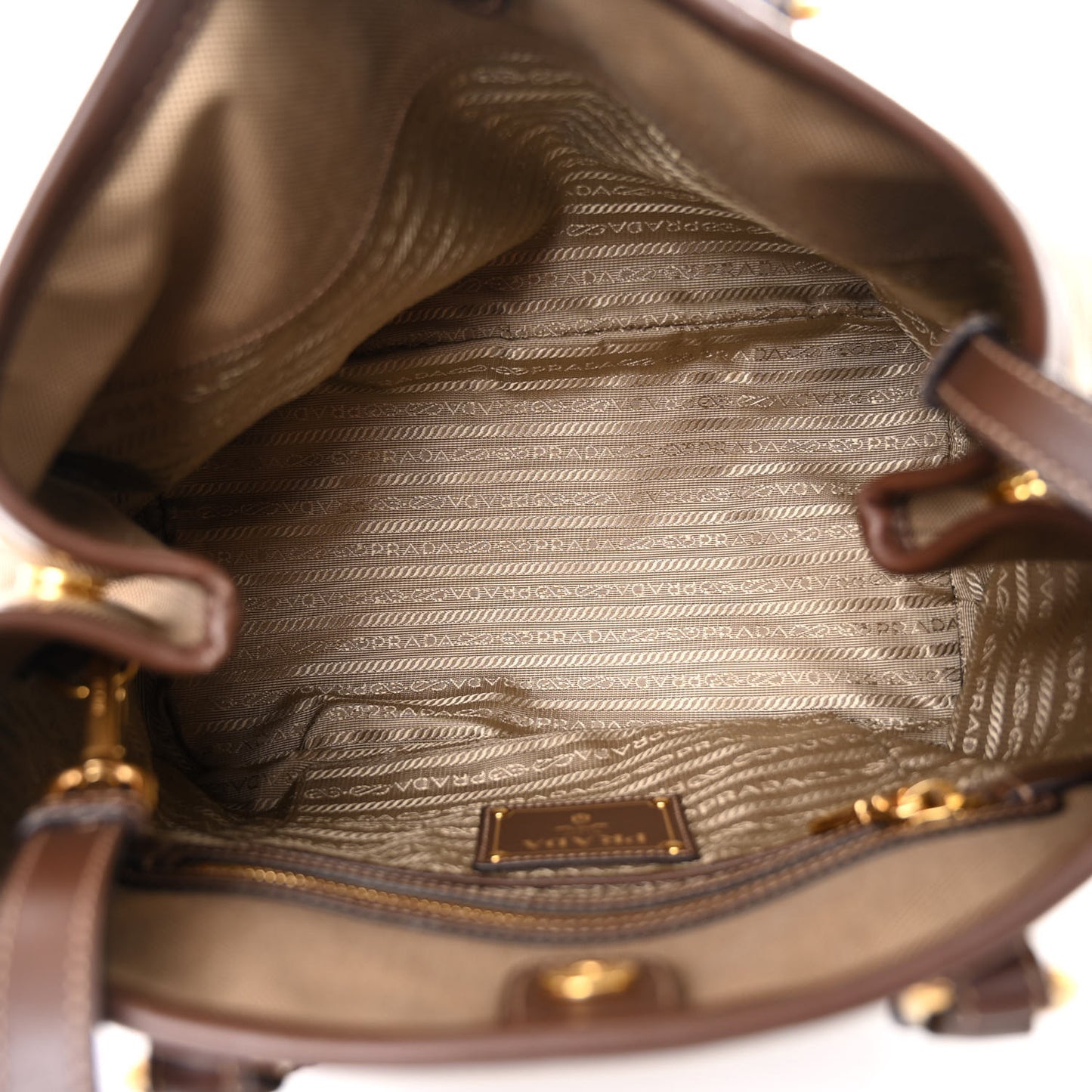 Jacquard Logo Tote Corda Bruciato