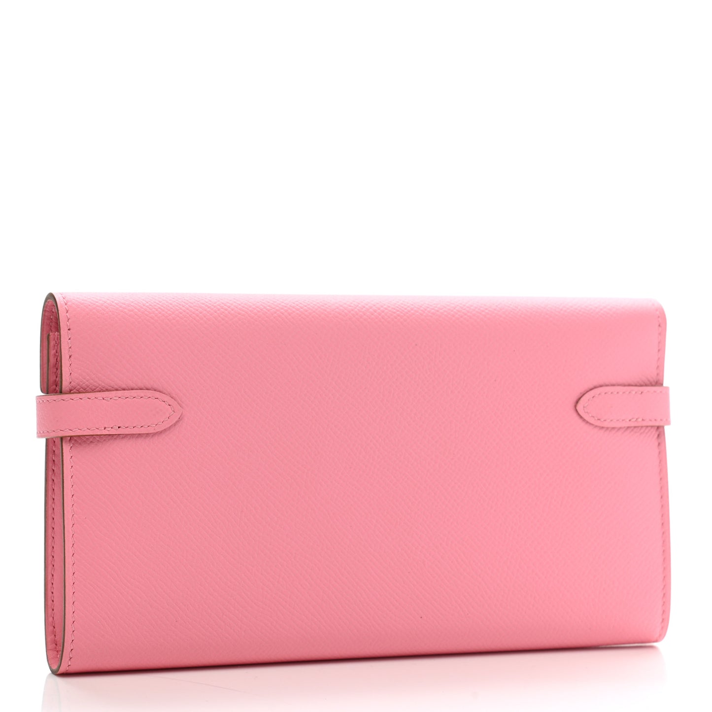 Epsom Kelly Longue Wallet Rose Confetti