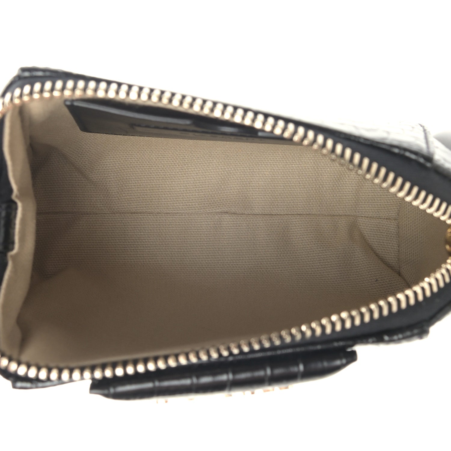 Givenchy Calfskin Crocodile Embossed Nano Antigona Black 7 of 8