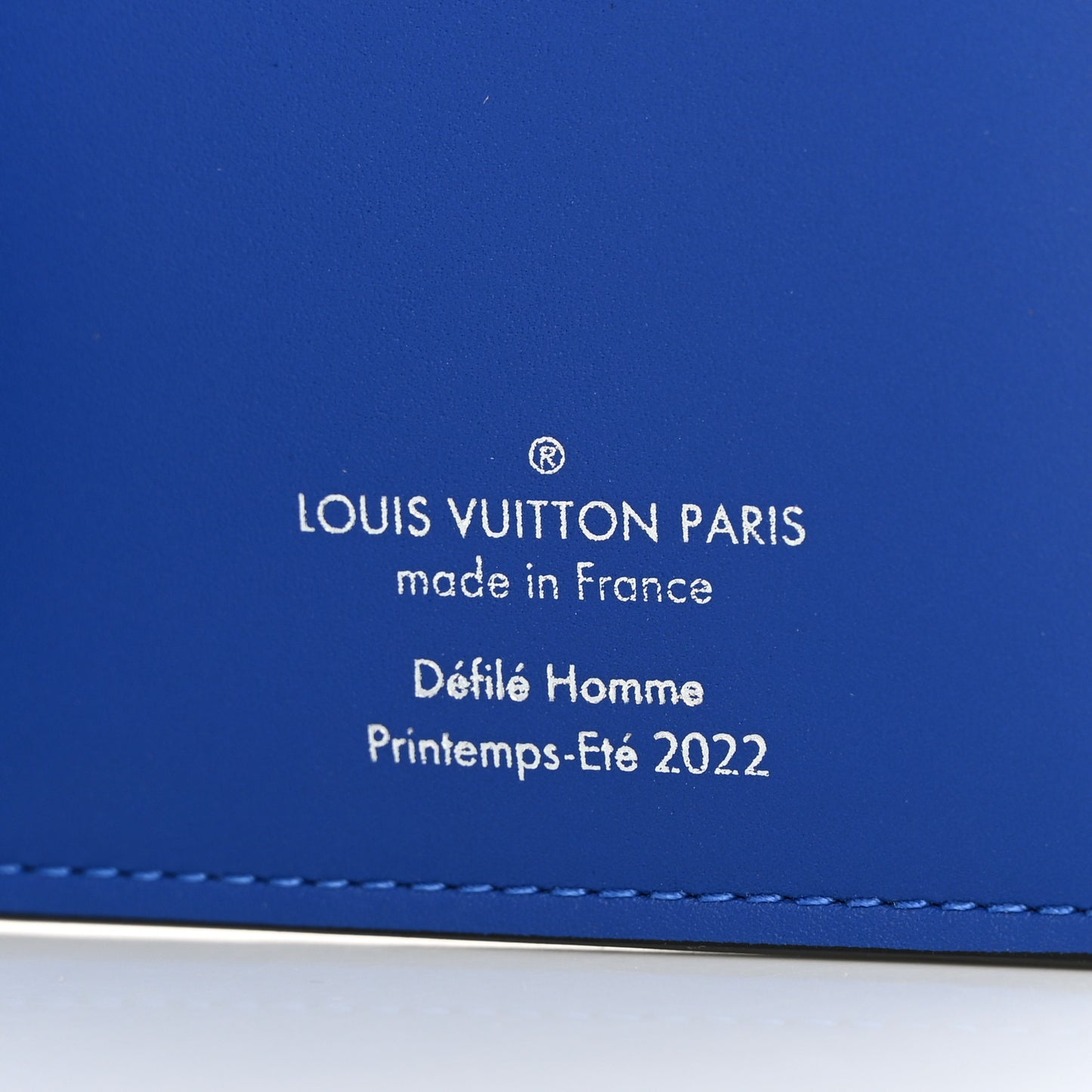 Taurillon Illusion Brazza Wallet Bleu Vert