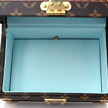 Louis Vuitton Monogram Coffret Tresor 24 Lagoon Blue 6 of 9