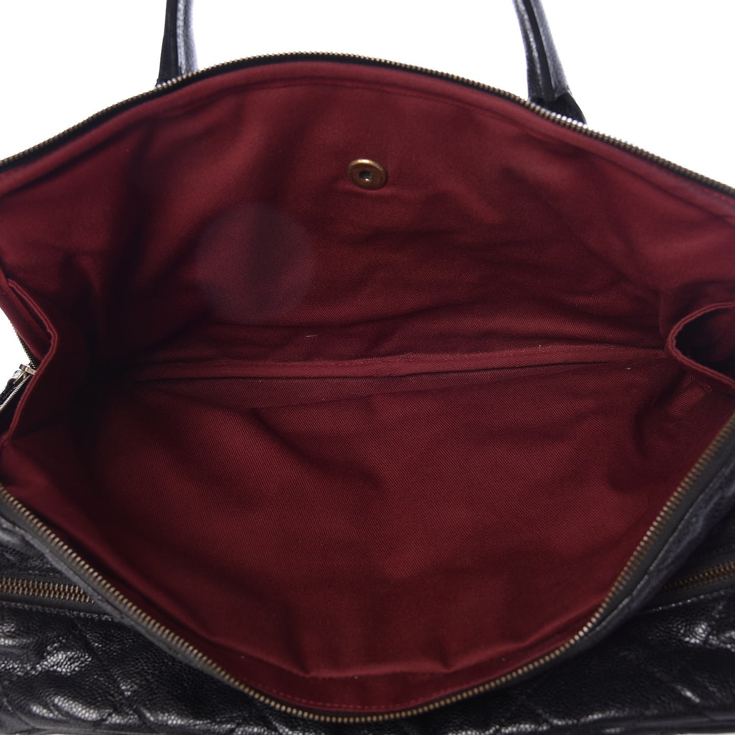 Crumpled Grained Calfskin Shiva Bowler Black