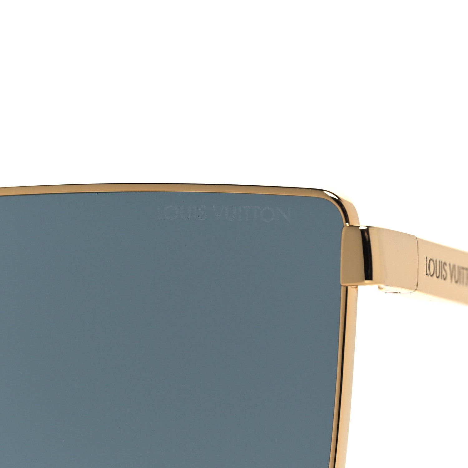 Louis Vuitton Metal Cyclone Sunglasses Z1700U Gold 5 of 9