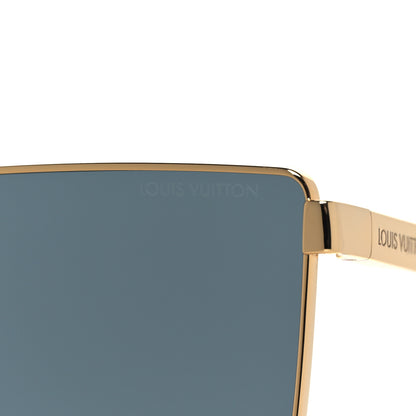 Louis Vuitton Metal Cyclone Sunglasses Z1700U Gold 5 of 9