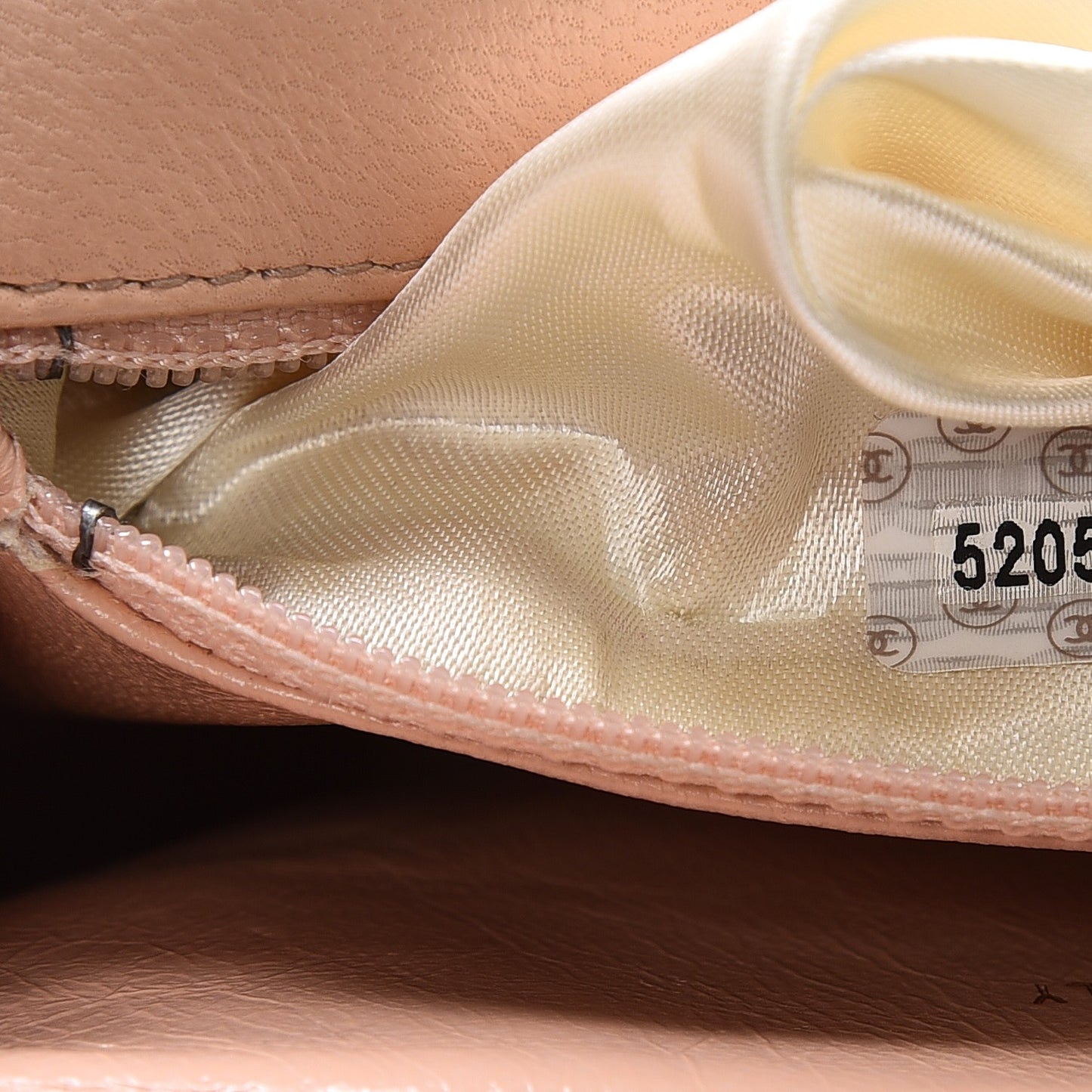 Lambskin Quilted Mini Camellia Flap Beige