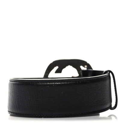 Gucci Calfskin Bamboo Interlocking G Belt 80 32 Black 2 of 5
