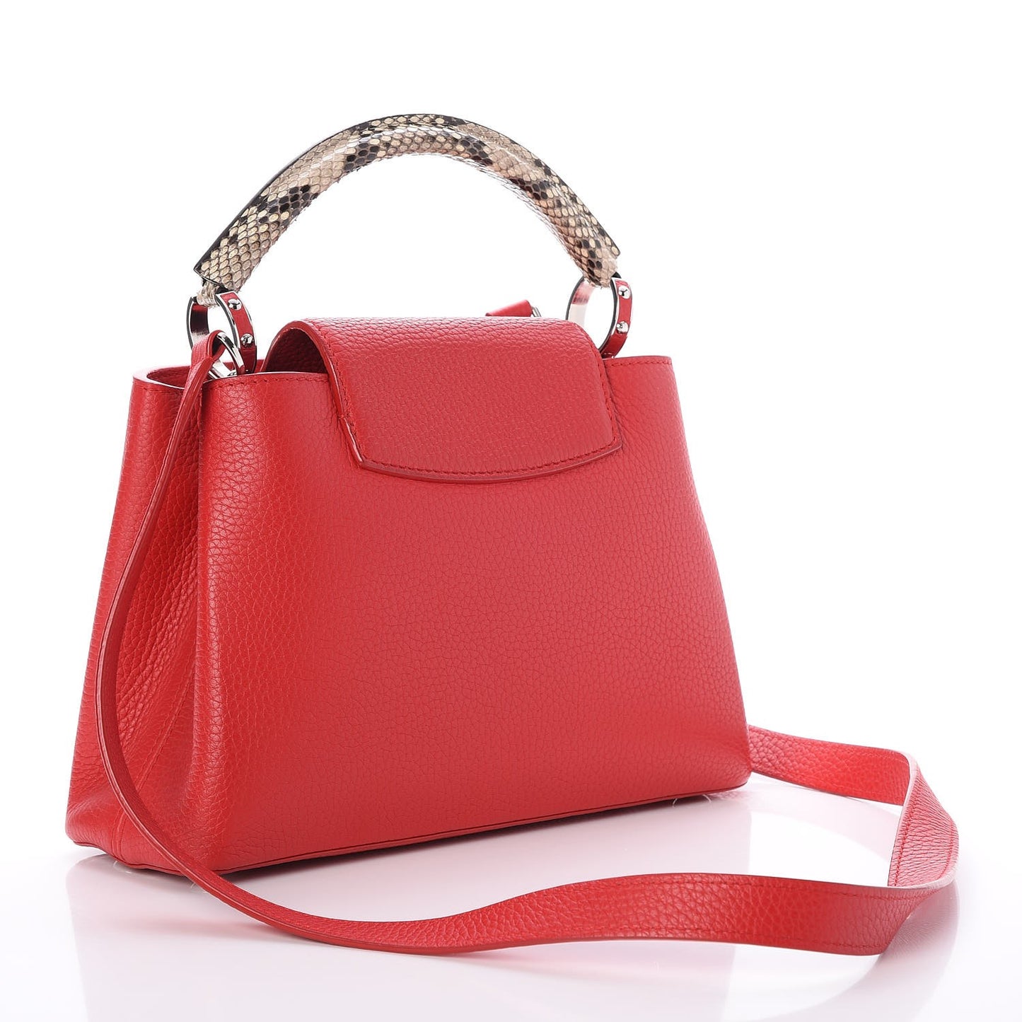 Taurillon Python Capucines BB Rubis