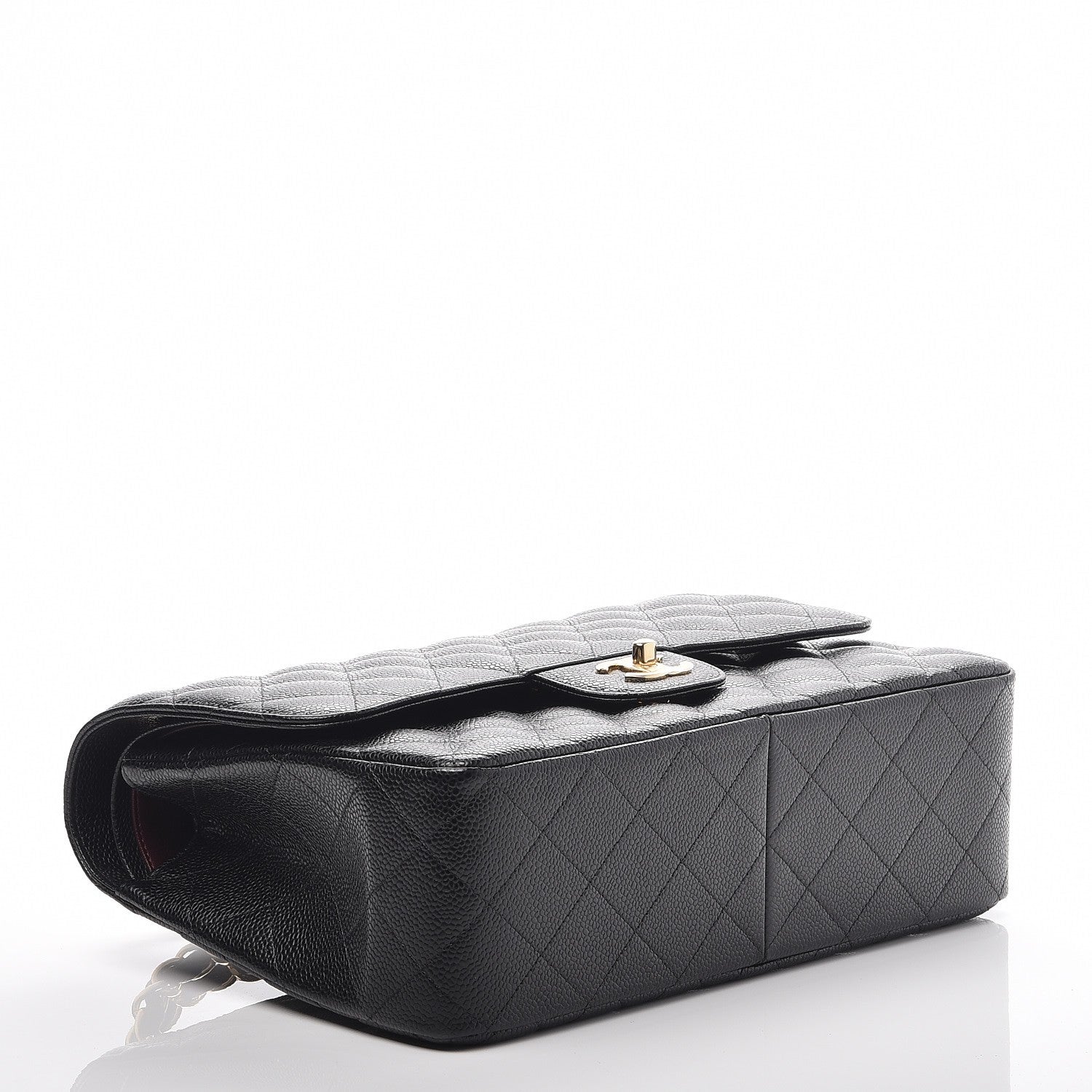 Chanel Caviar Quilted Jumbo Double Flap Black 4 of 8