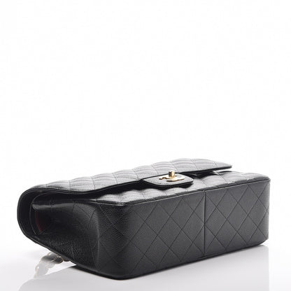 Chanel Caviar Quilted Jumbo Double Flap Black 4 of 8