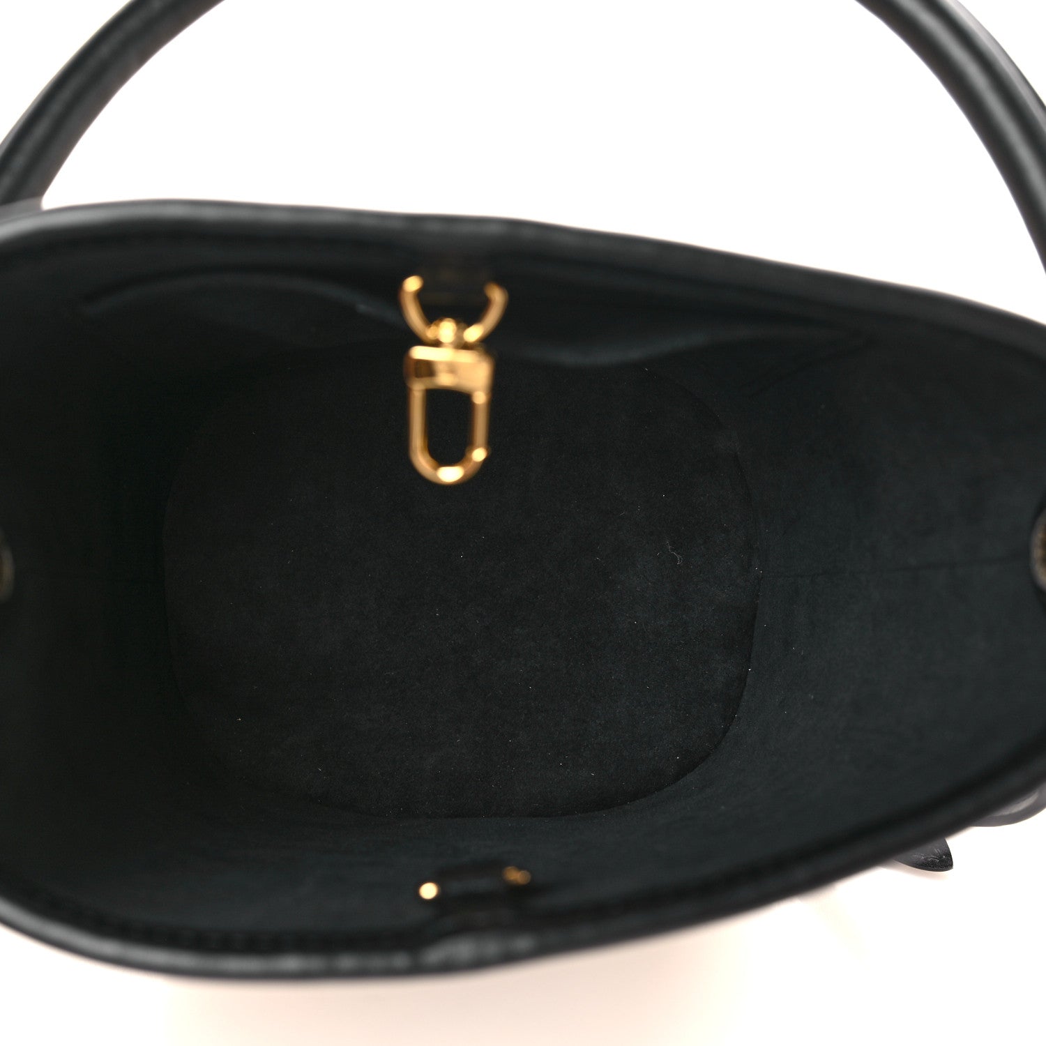 Louis Vuitton Raffia Petit Bucket Black 5 of 8