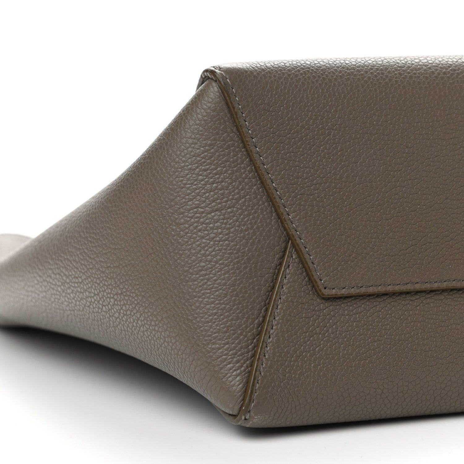 Celine Soft Grained Calfskin Small Sangle Bucket Bag Taupe 8 of 9