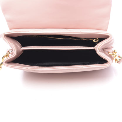 Saint Laurent Calfskin Y Quilted Monogram Toy Loulou Crossbody Bag Tender Pink 5 of 9