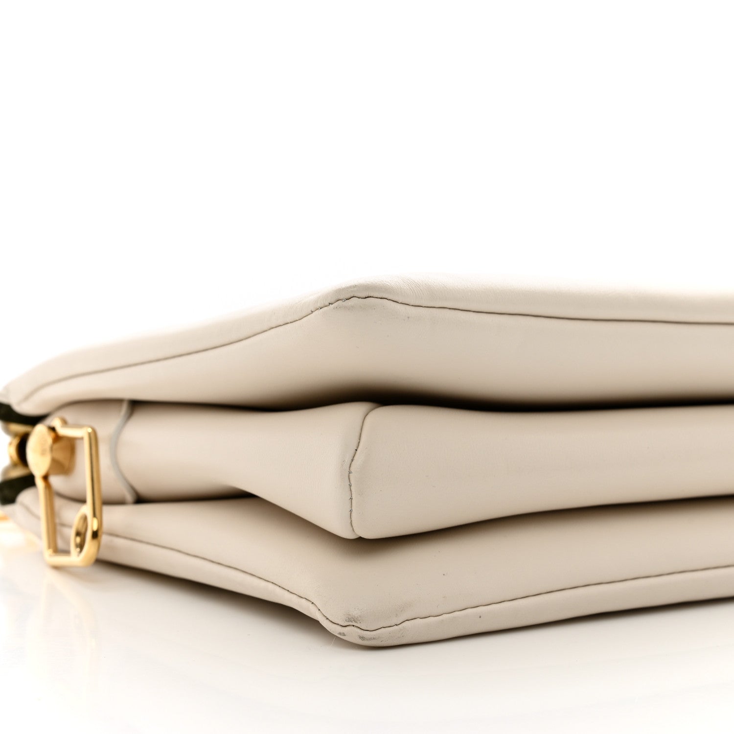 Louis Vuitton Lambskin Embossed Monogram Coussin PM Beige Cream 9 of 11