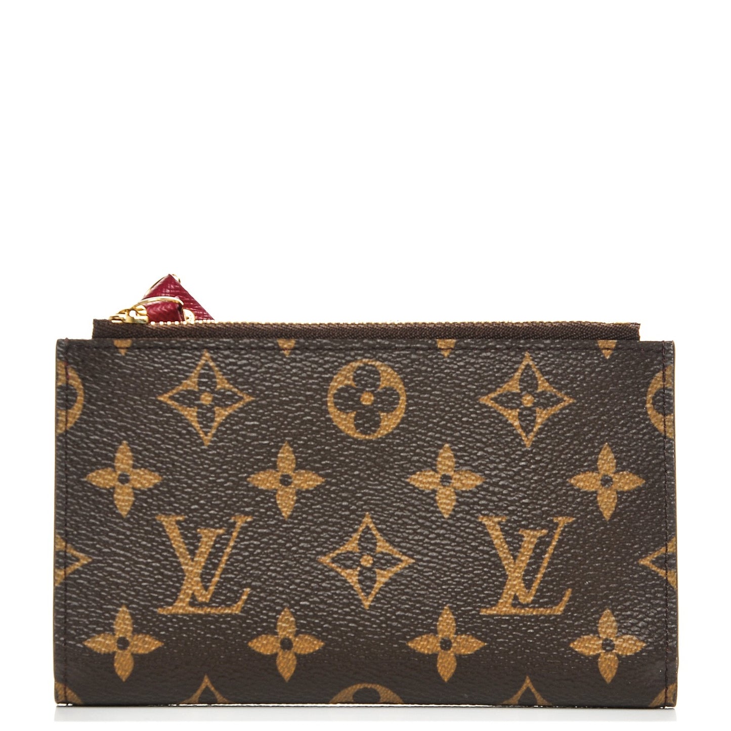 Monogram Adele Compact Wallet Fuchsia