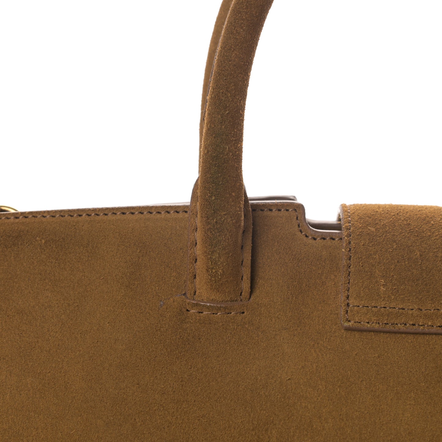 Suede Small Monogram Downtown Cabas Light Ocre