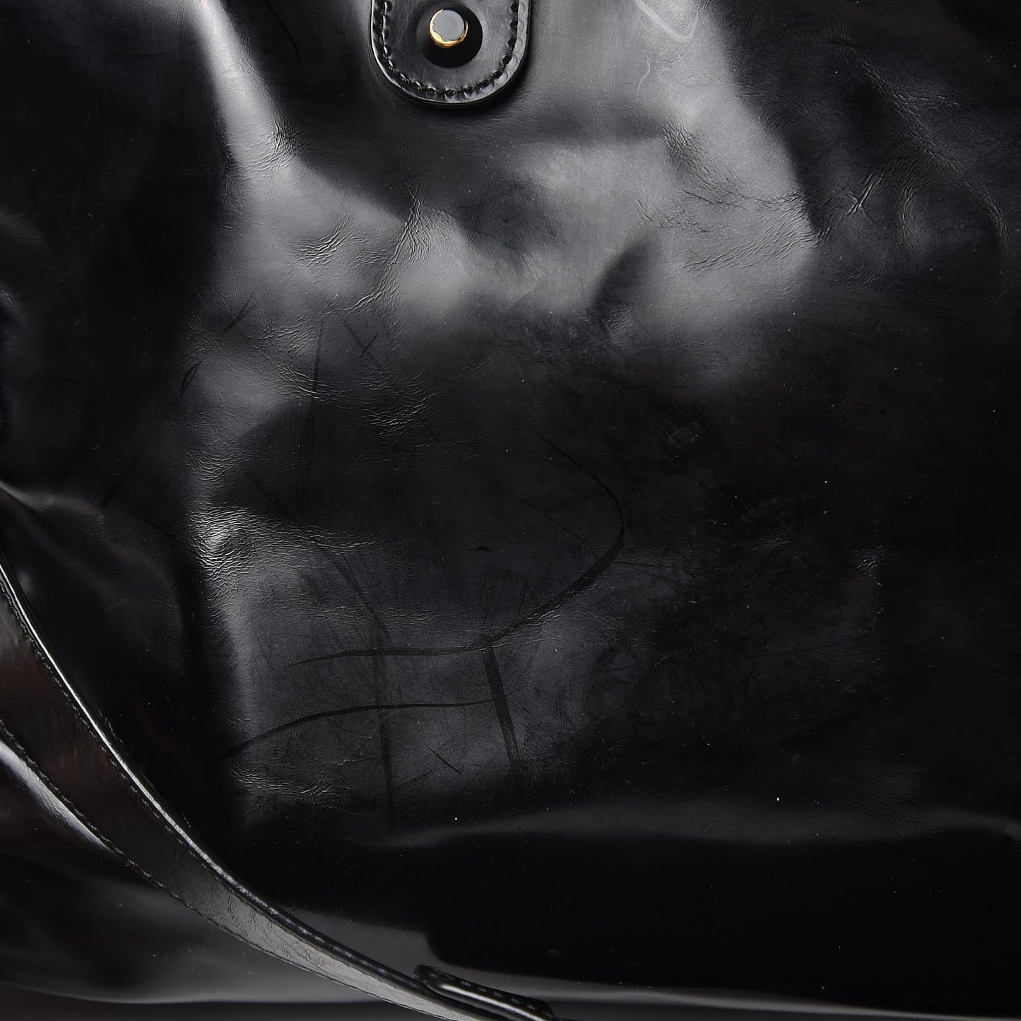 Glazed Calfskin Classic Hardware City Black