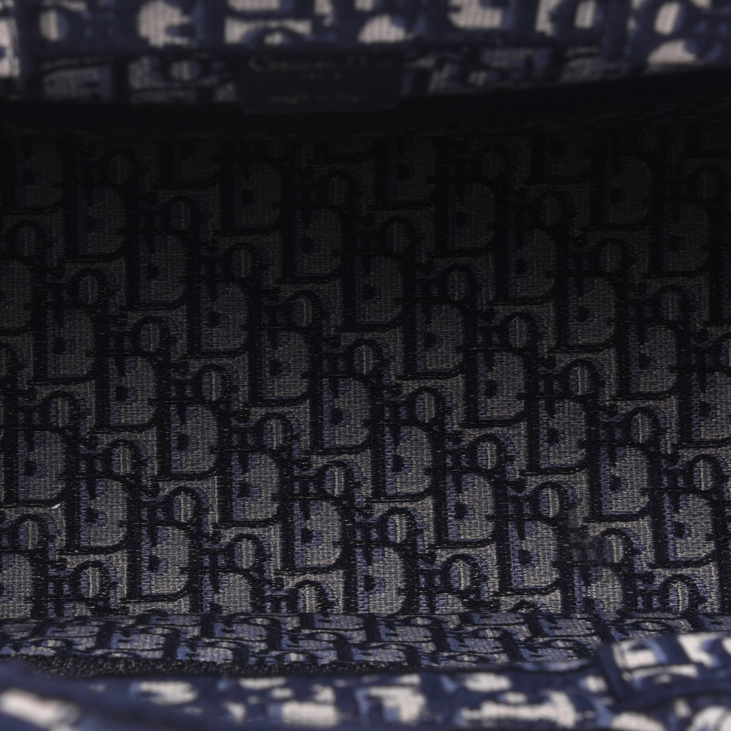 Christian Dior Oblique Medium Book Tote Blue Multicolor 5 of 14