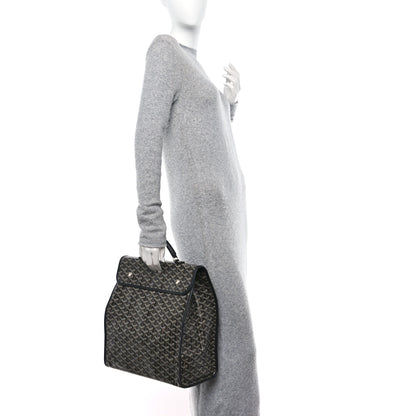 Goyard Goyardine Saint Leger Soft Briefcase Backpack Black 2 of 9