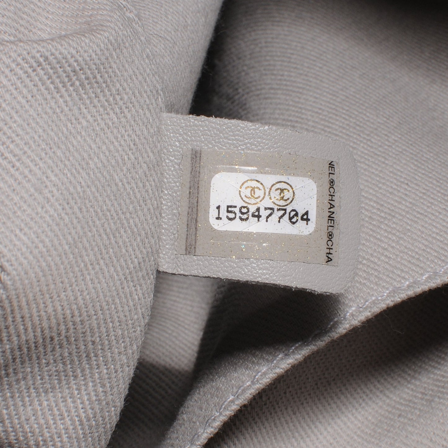 Iridescent Calfskin Large Sea Hit North South Tote Black