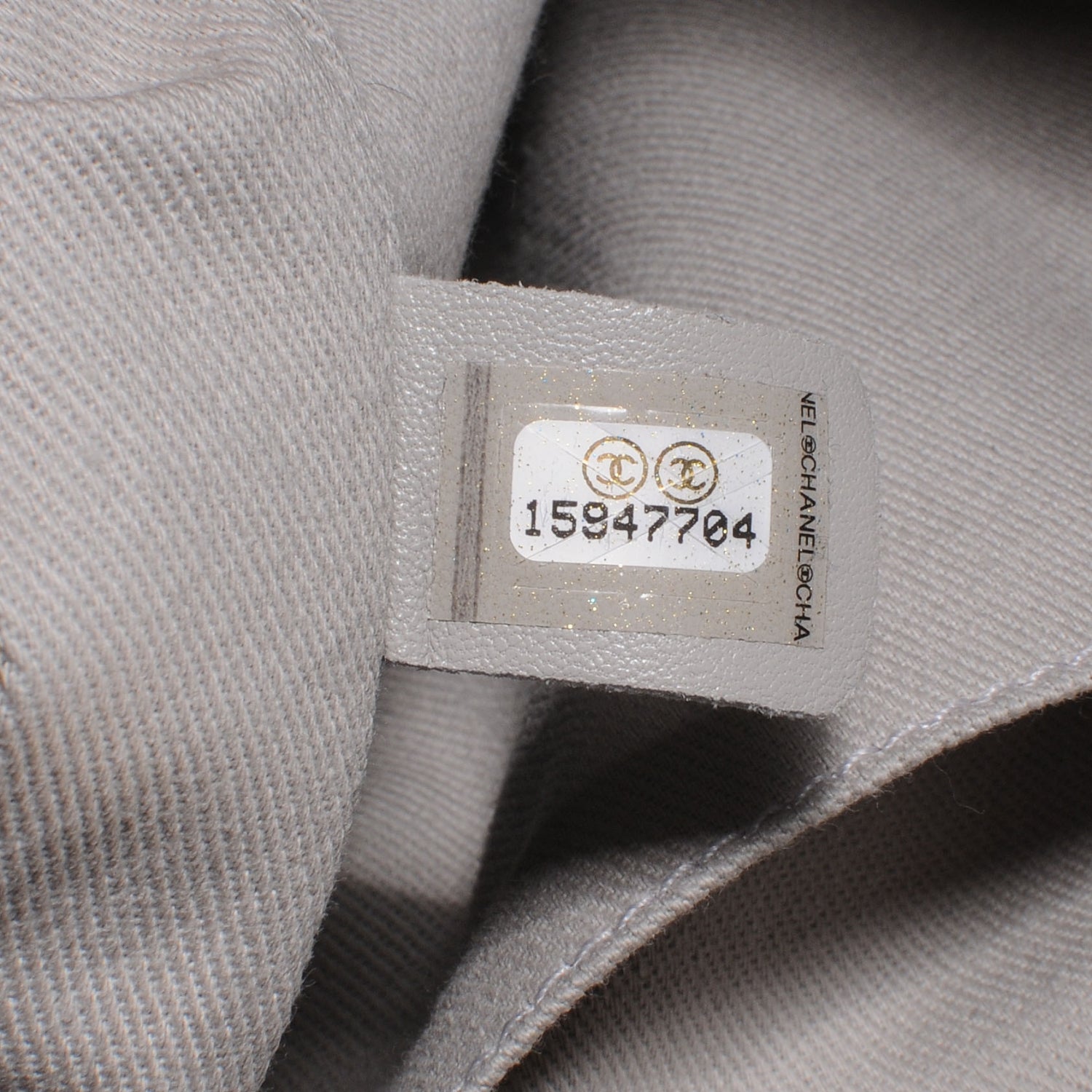 Chanel Iridescent Calfskin Large Sea Hit North South Tote Black 8 of 8