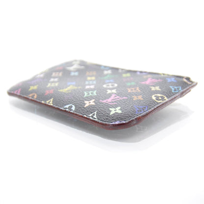 Louis Vuitton Monogram Multicolor Key Pouch Black Violet 4 of 7