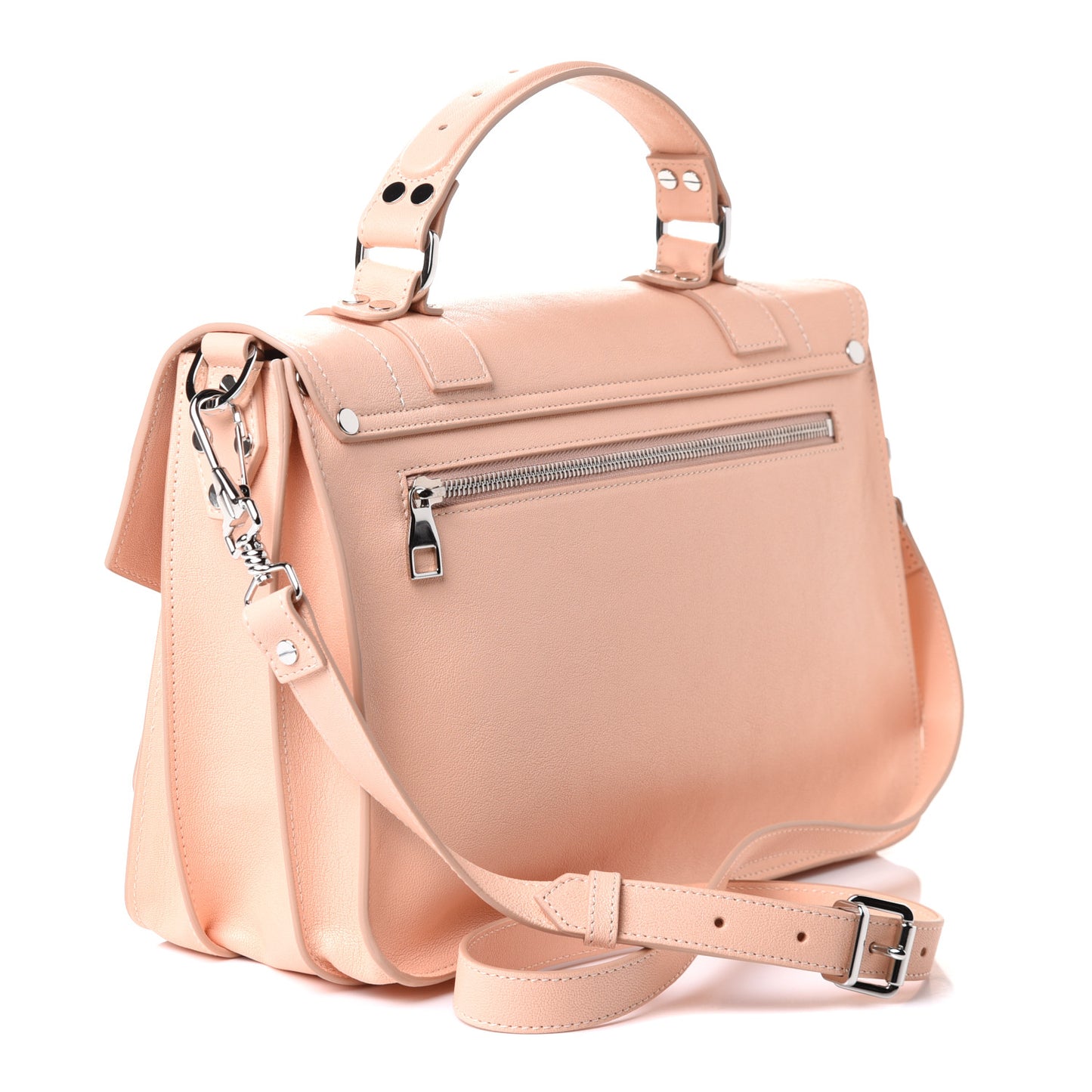 Lambskin Medium PS1 Satchel Peach