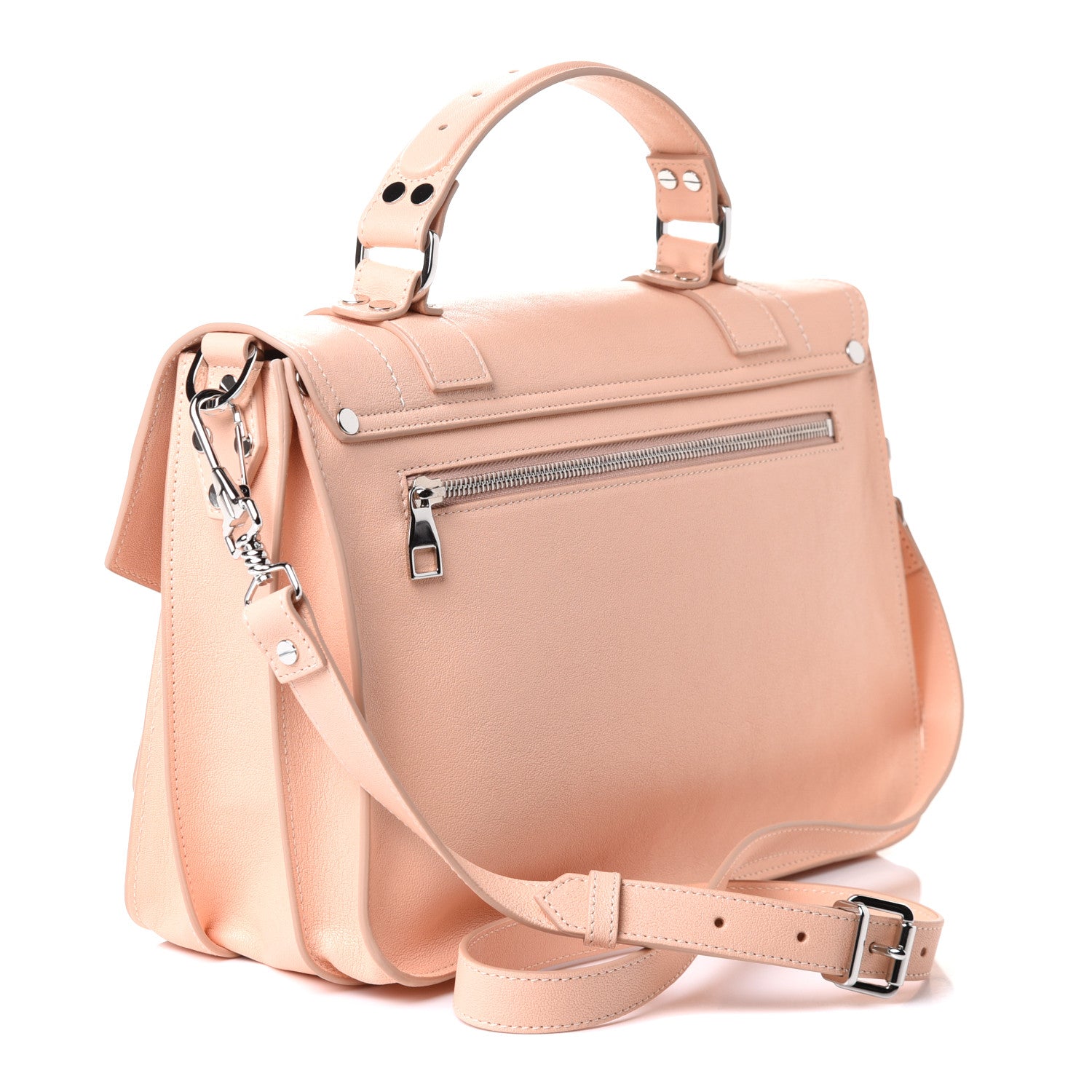 Proenza Schouler Lambskin Medium PS1 Satchel Peach 5 of 18