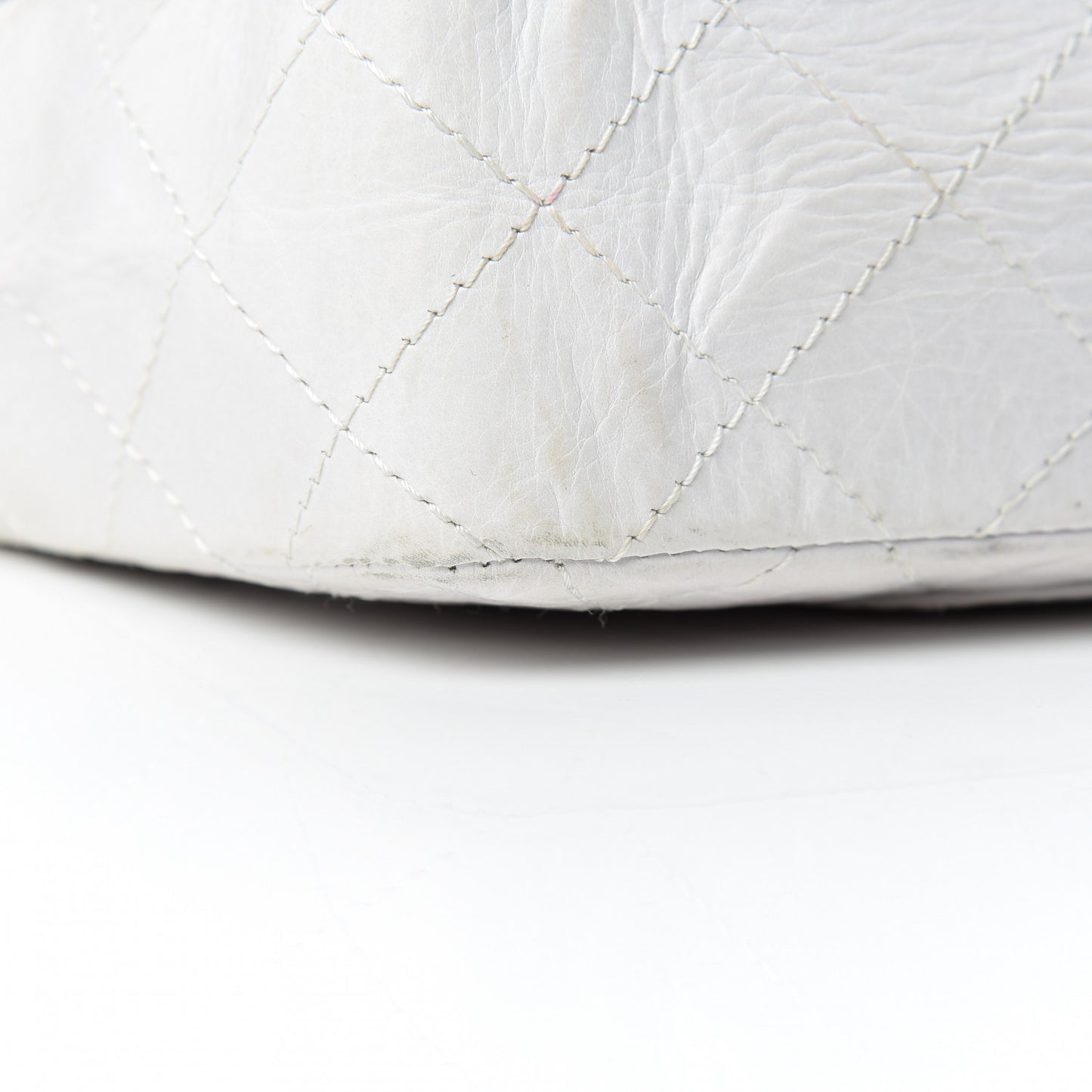 Aged Calfskin 50th Anniversary 2.55 Reissue 227 White