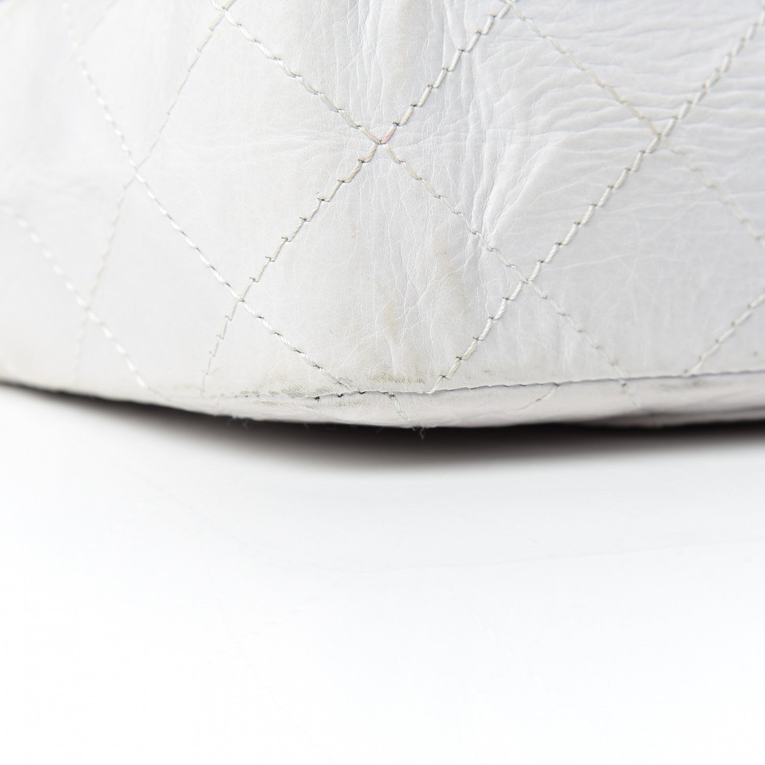 Chanel Aged Calfskin 50th Anniversary 2.55 Reissue 227 White 9 of 19