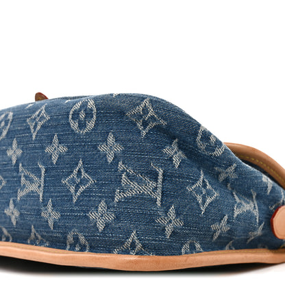 Louis Vuitton Monogram Denim Diane Blue 9 of 10