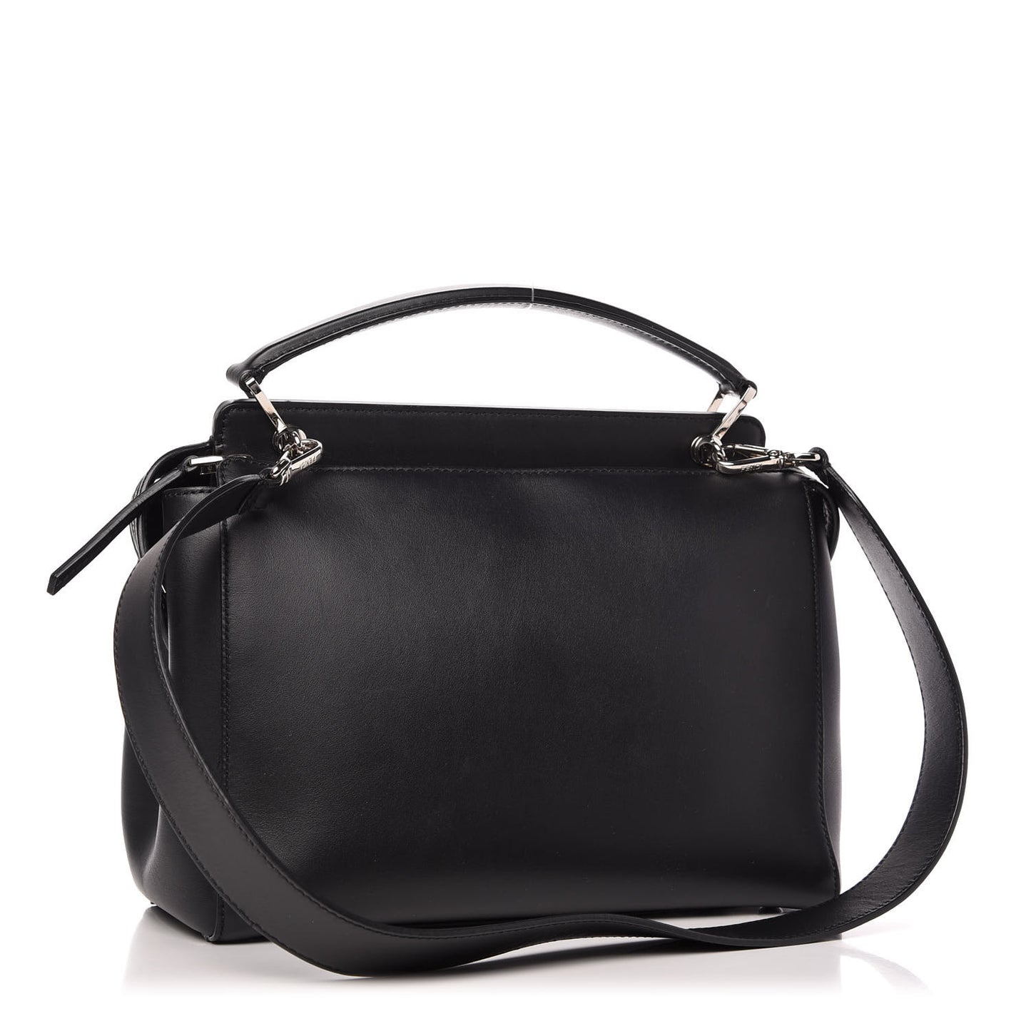 Vitello Baltico Dolce DotCom Satchel Black Blue Royal