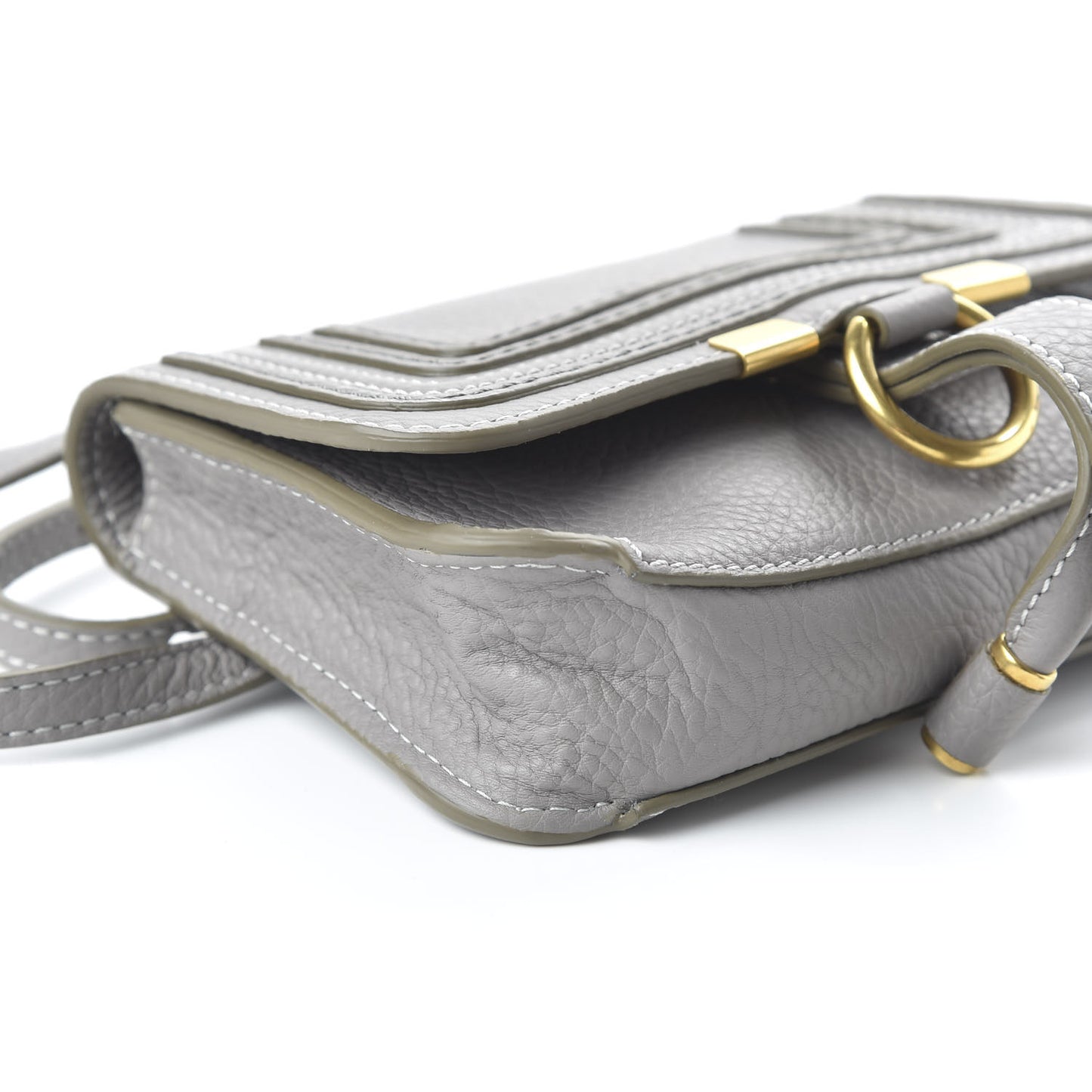 Calfskin Marcie Convertible Belt Bag Cashmere Grey