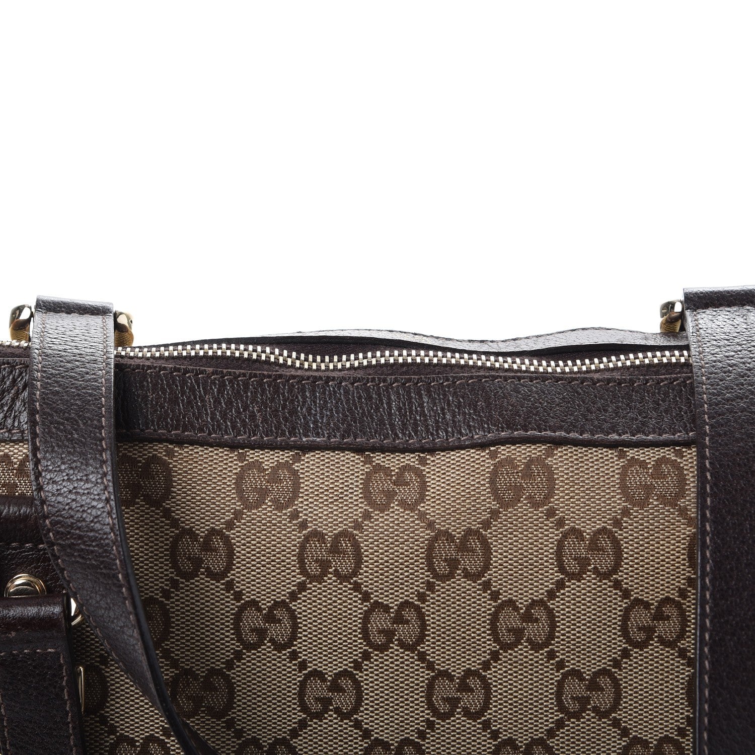 Gucci Monogram Medium Abbey Tote Brown 12 of 17