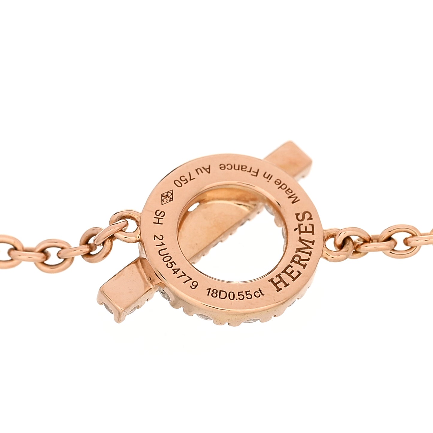 18K Rose Gold Diamond Finesse Bracelet SH