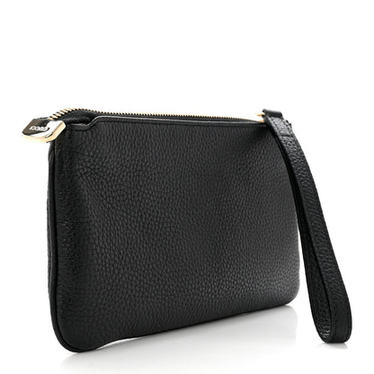 Gucci Pebbled Calfskin Soho Wristlet Black 3 of 7