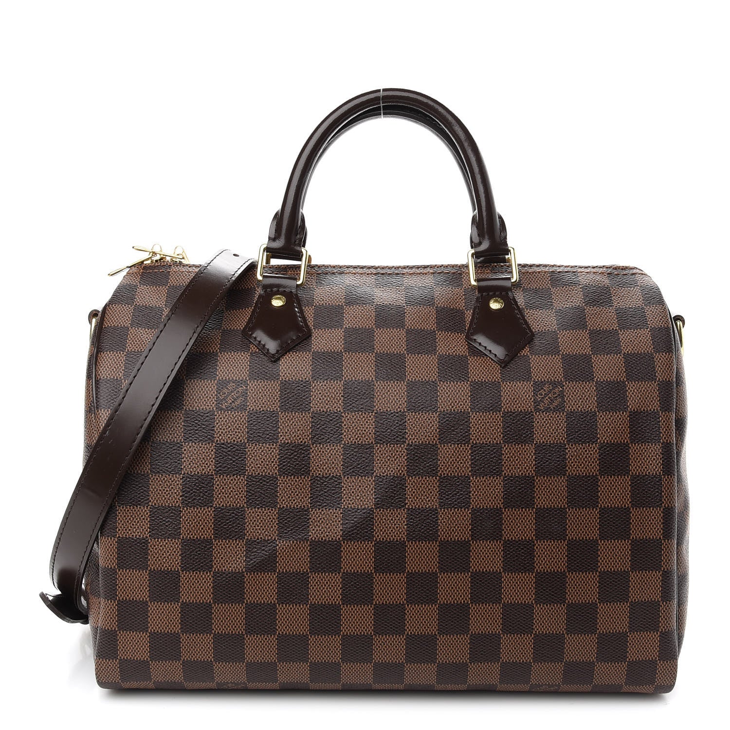 Louis Vuitton Damier Ebene Speedy Bandouliere 30 1 of 10